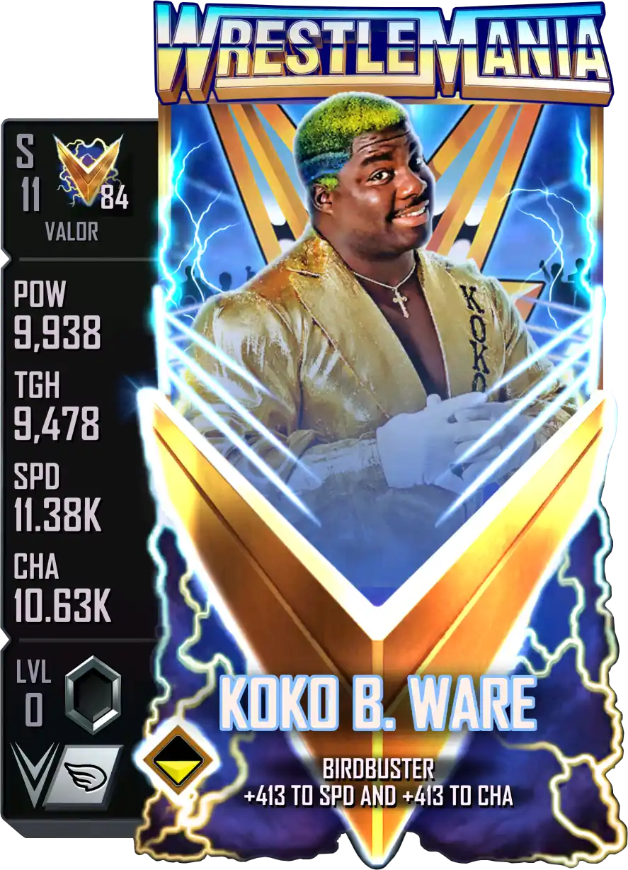 Valor, Koko B. Ware, Standard Card from WWE Supercard