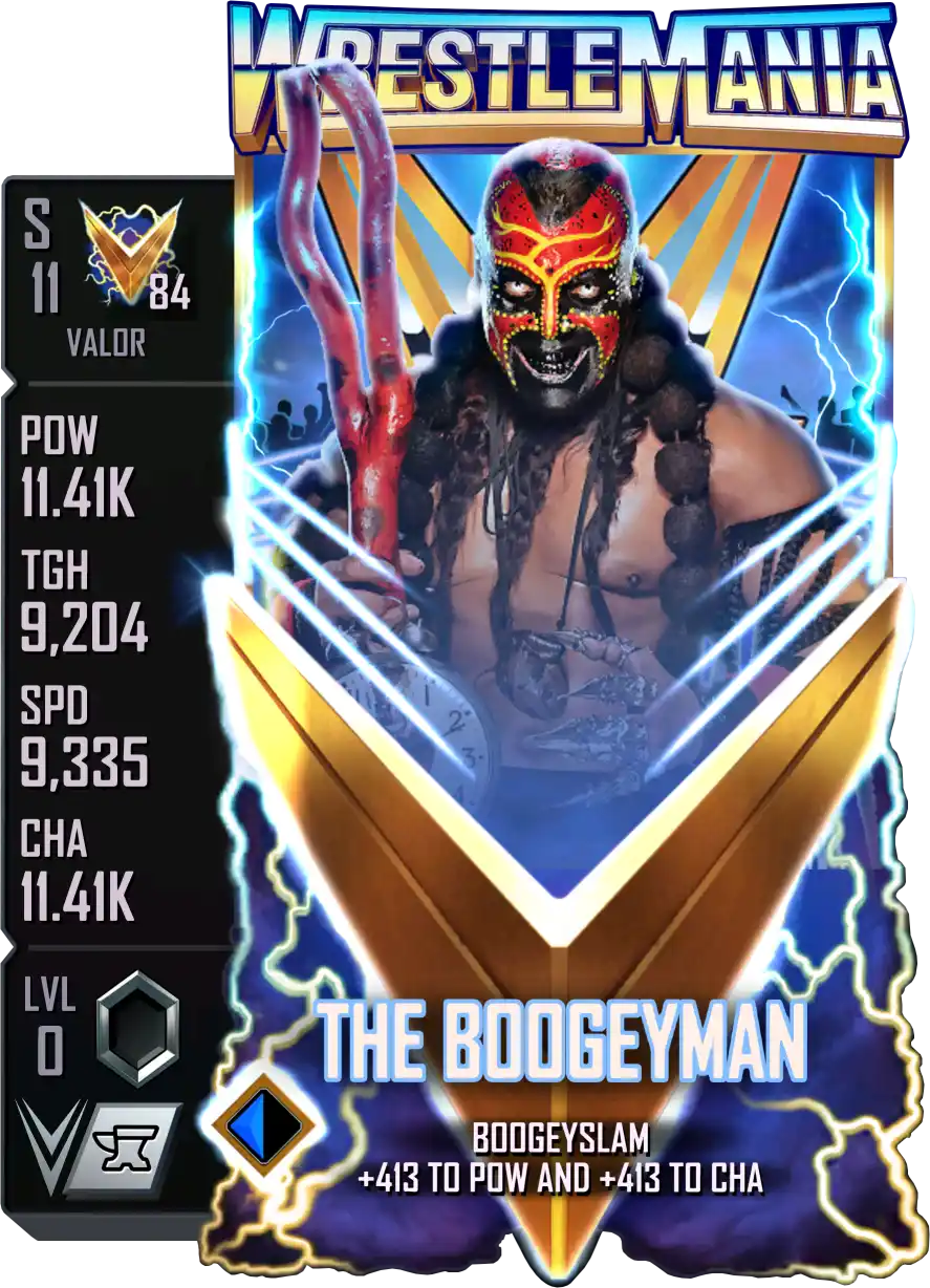 Valor, The Boogeyman, Standard Card from WWE Supercard