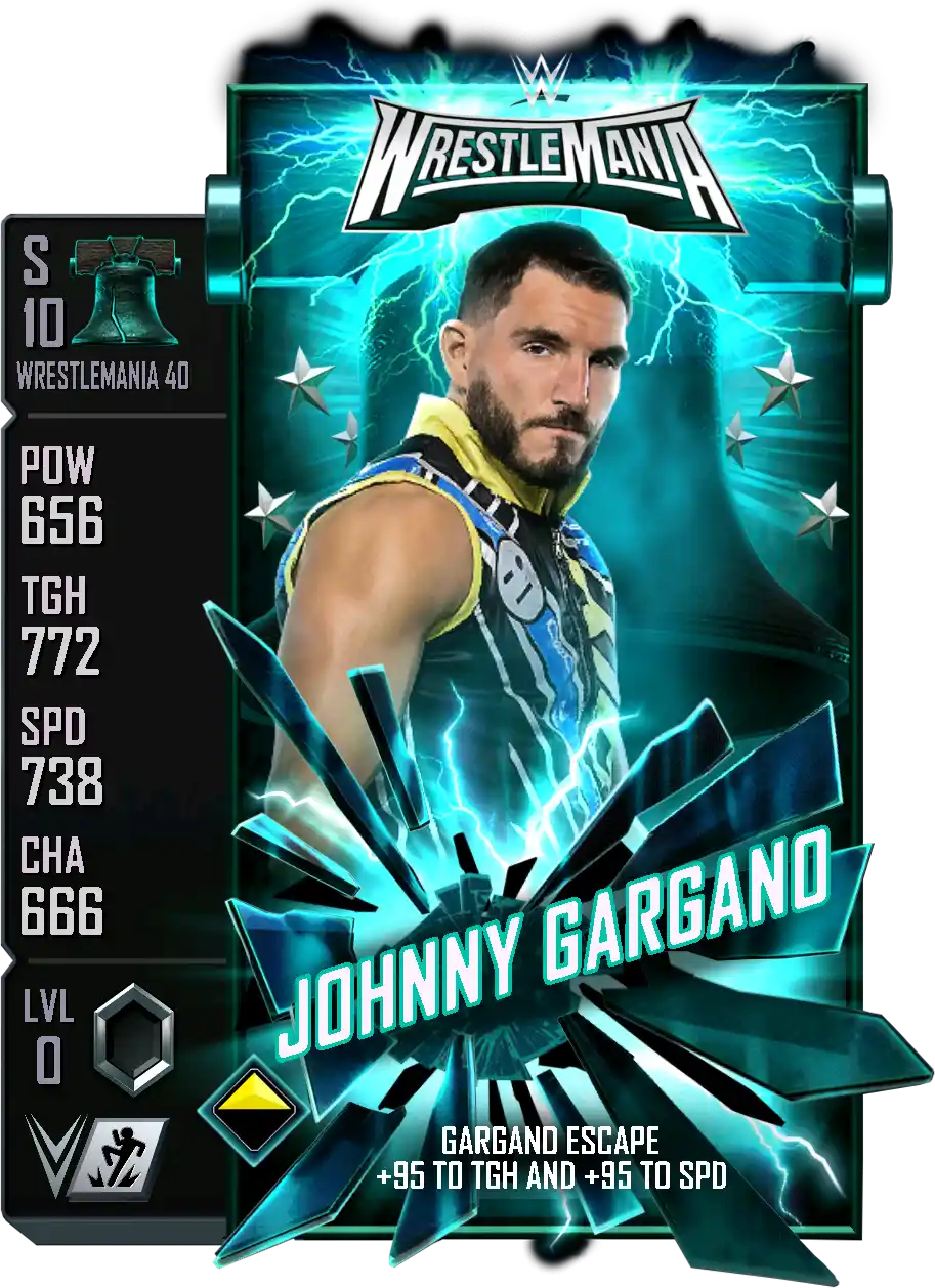 Wrestlemania 40, Johnny Gargano, Fusion card from WWE Supercard