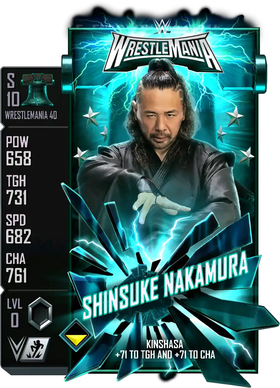 Wrestlemania 40, Shinsuke Nakamura, Fusion card from WWE Supercard