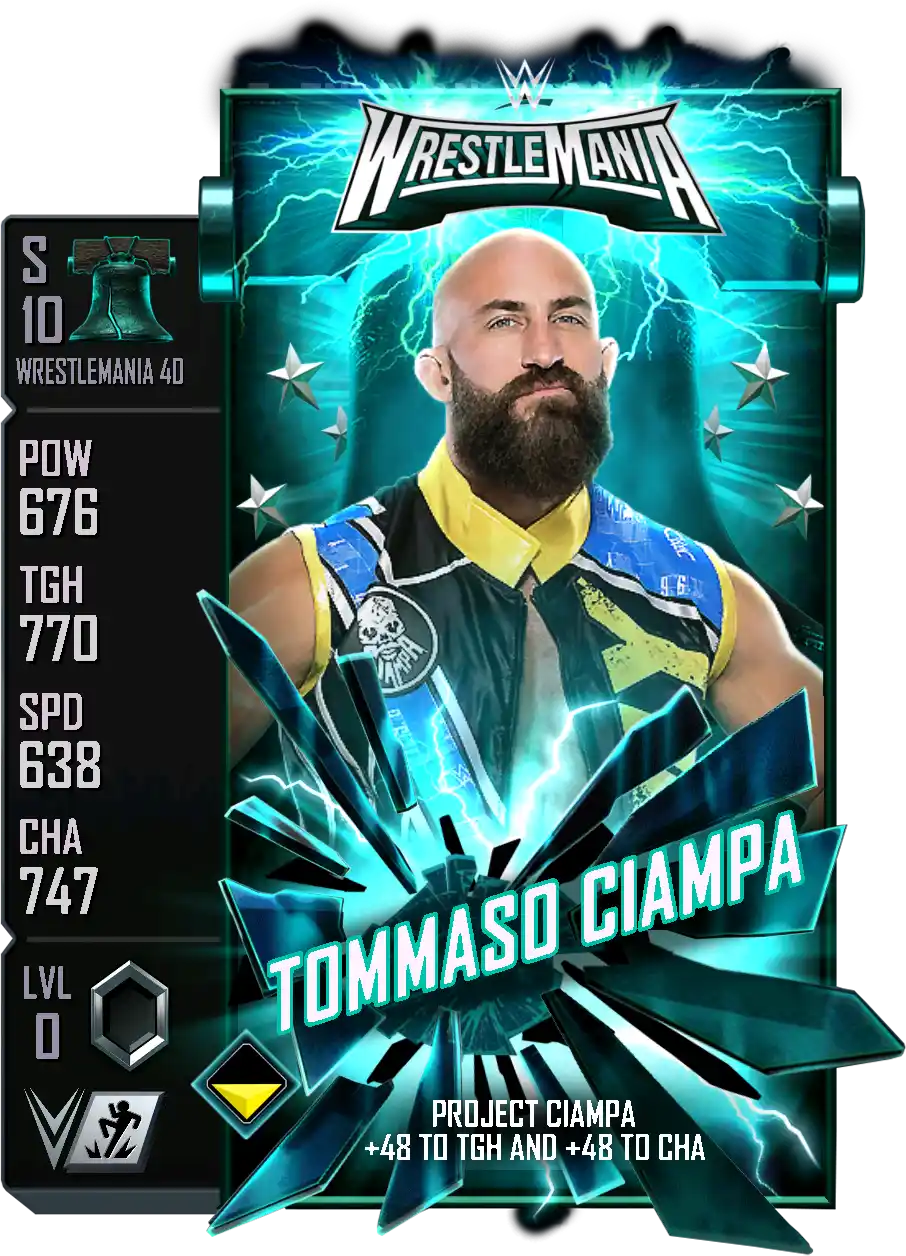 Wrestlemania 40, Tommaso Ciampa, Fusion card from WWE Supercard