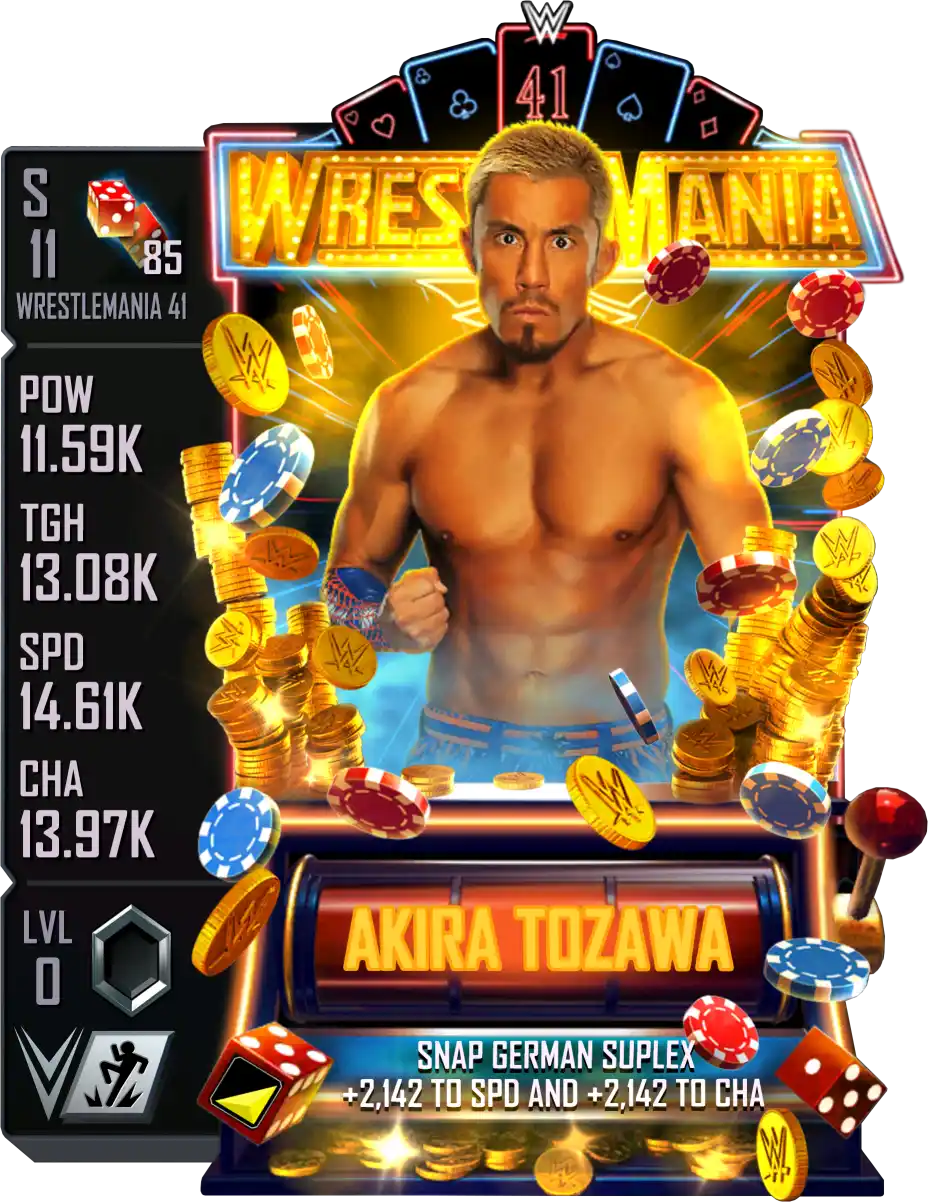 Wrestlemania 41, Akira Tozawa, Standard Card from WWE Supercard