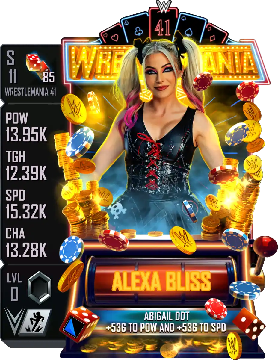 Wrestlemania 41, Alexa Bliss, Standard Card from WWE Supercard