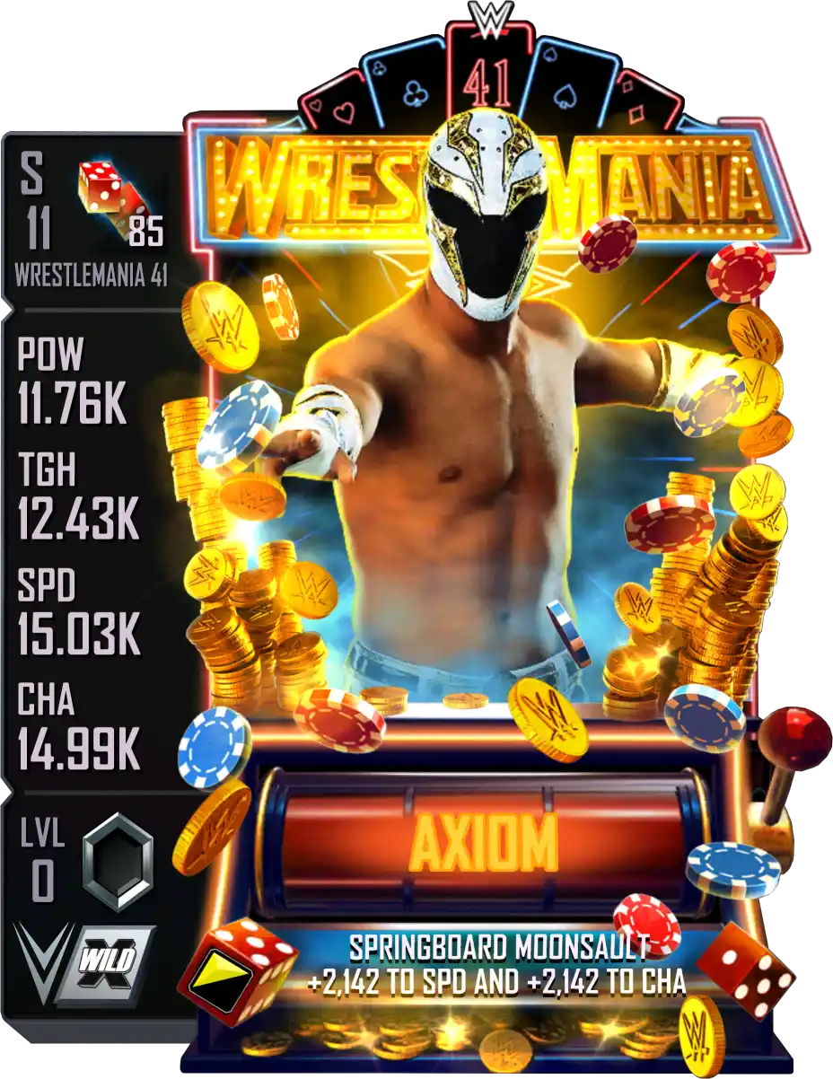 Wrestlemania 41, Axiom, Standard Card from WWE Supercard