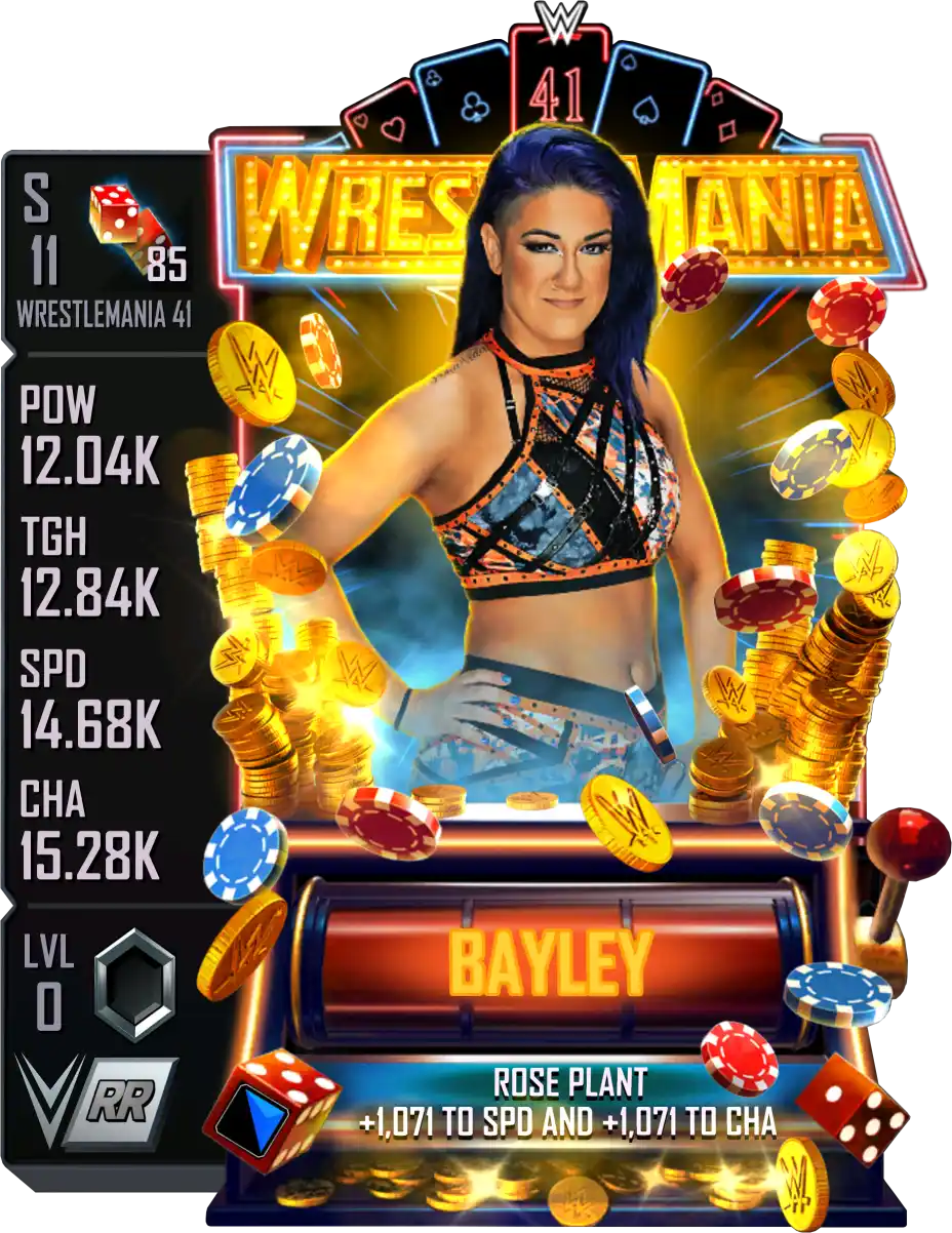 Wrestlemania 41, Bayley, Standard Card from WWE Supercard