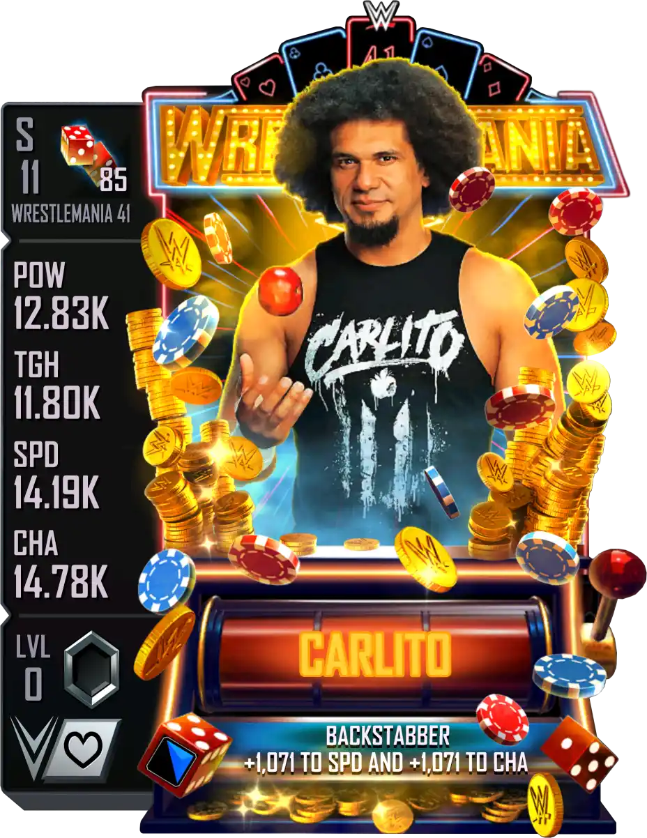 Wrestlemania 41, Carlito, Standard Card from WWE Supercard