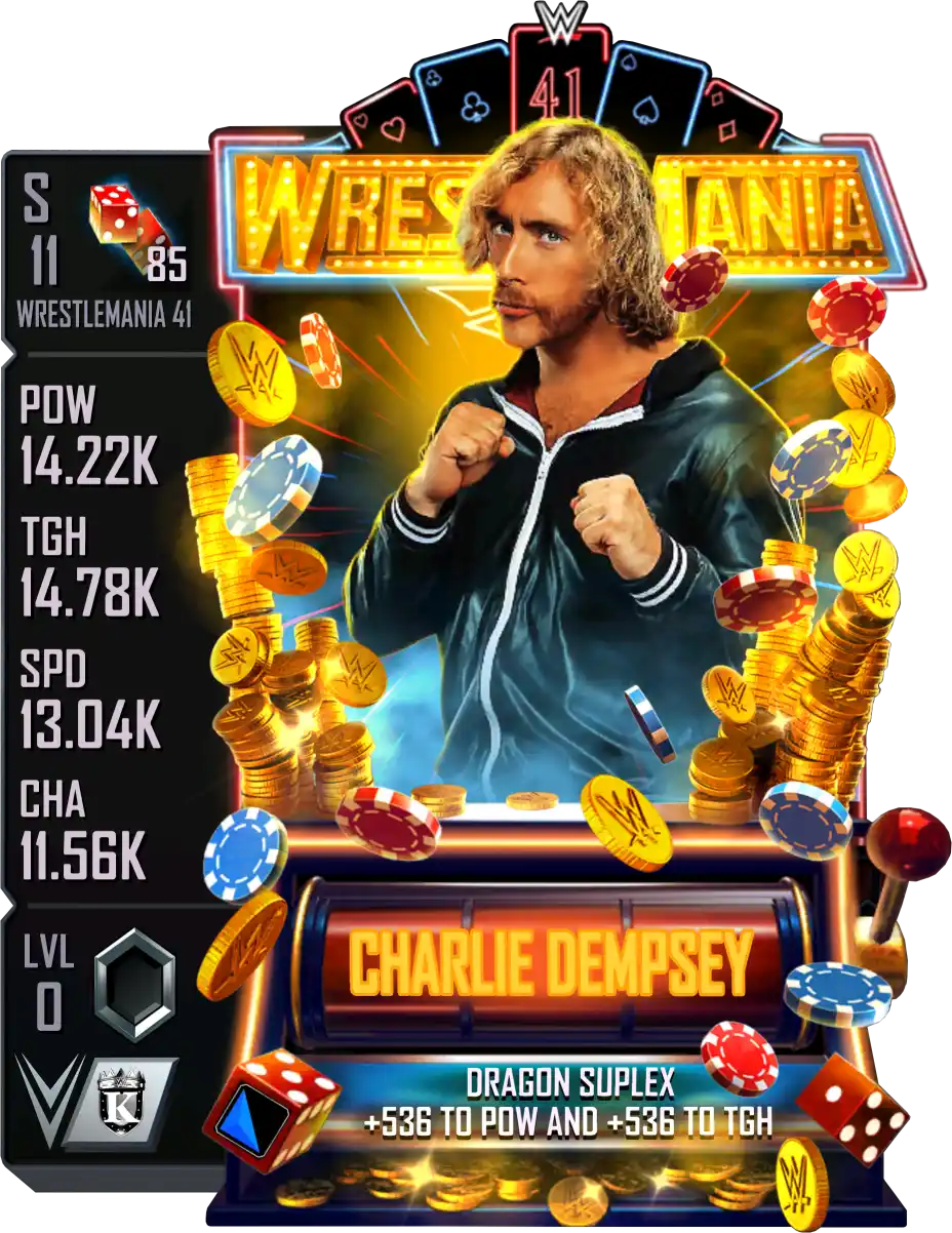 Wrestlemania 41, Charlie Dempsey, Standard Card from WWE Supercard