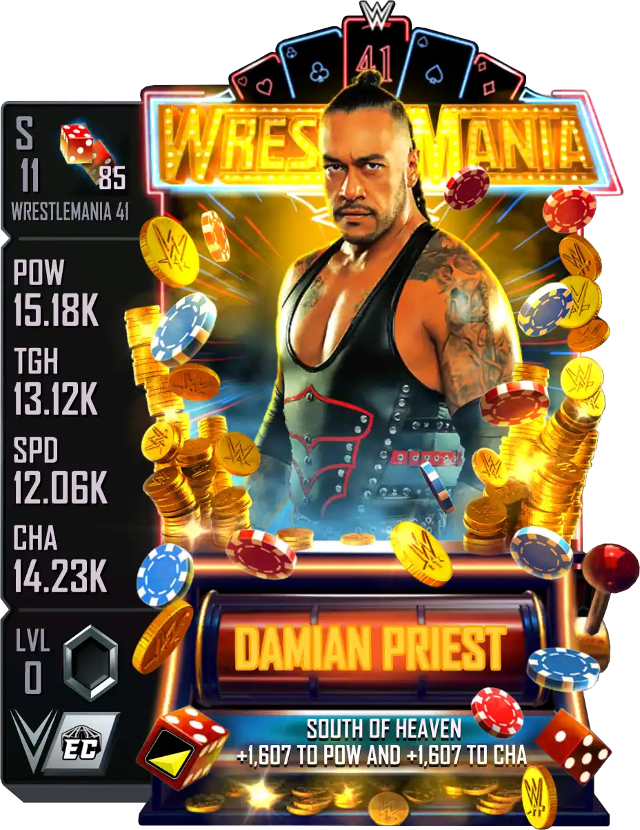 Wrestlemania 41, Damian Priest, Standard Card from WWE Supercard