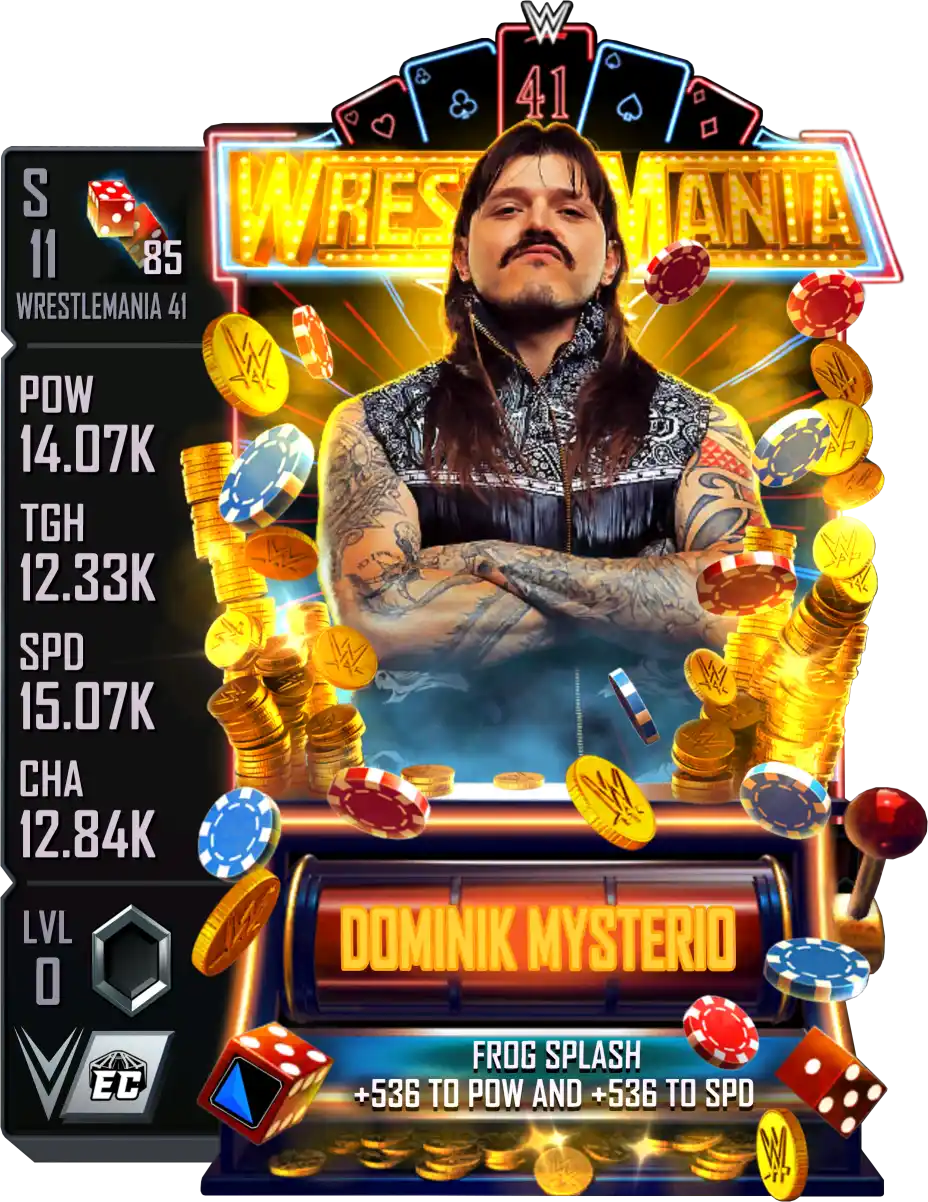 Wrestlemania 41, Dominik Mysterio, Standard Card from WWE Supercard