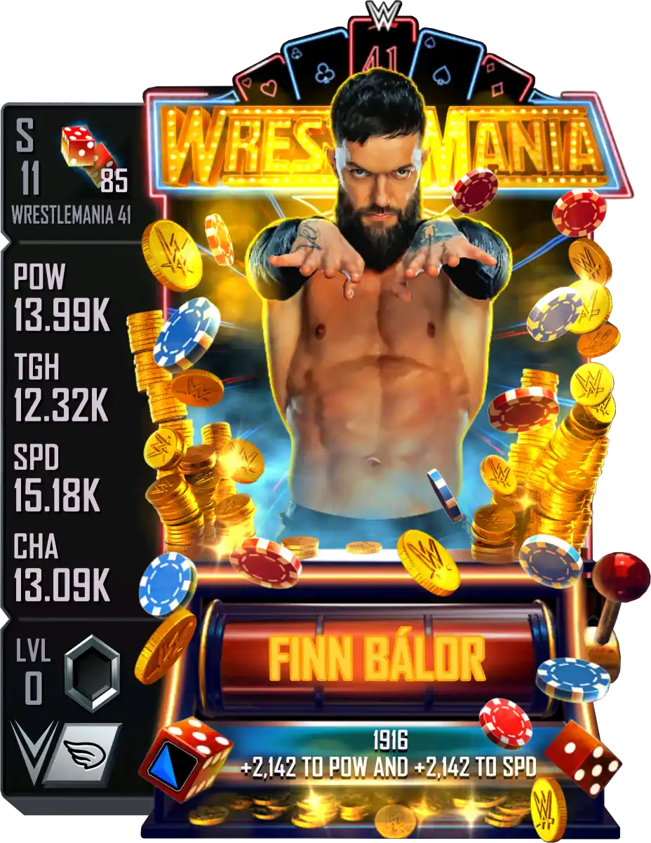 Wrestlemania 41, Finn Balor, Standard Card from WWE Supercard