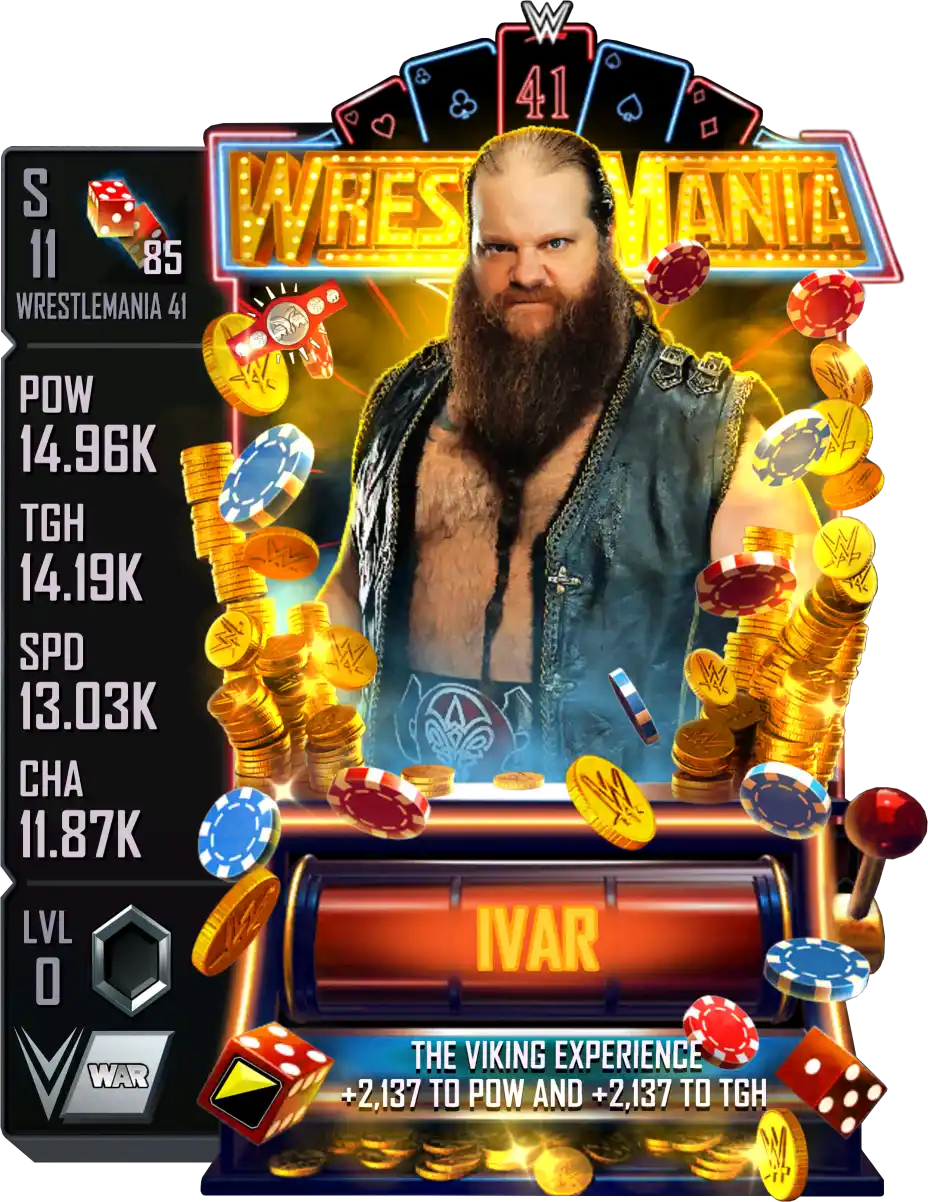 Wrestlemania 41, Ivar, Standard Card from WWE Supercard