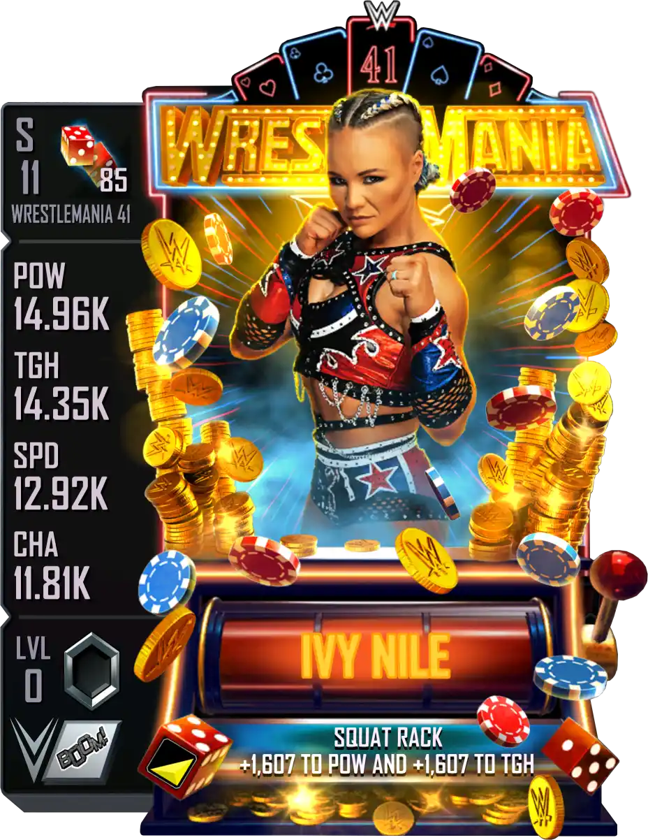 Wrestlemania 41, Ivy Nile, Standard Card from WWE Supercard