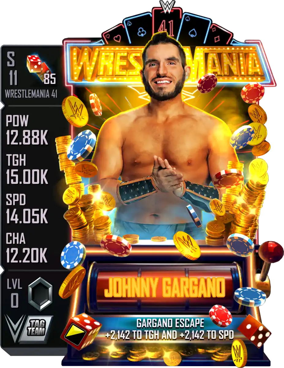 Wrestlemania 41, Johnny Gargano, Standard Card from WWE Supercard
