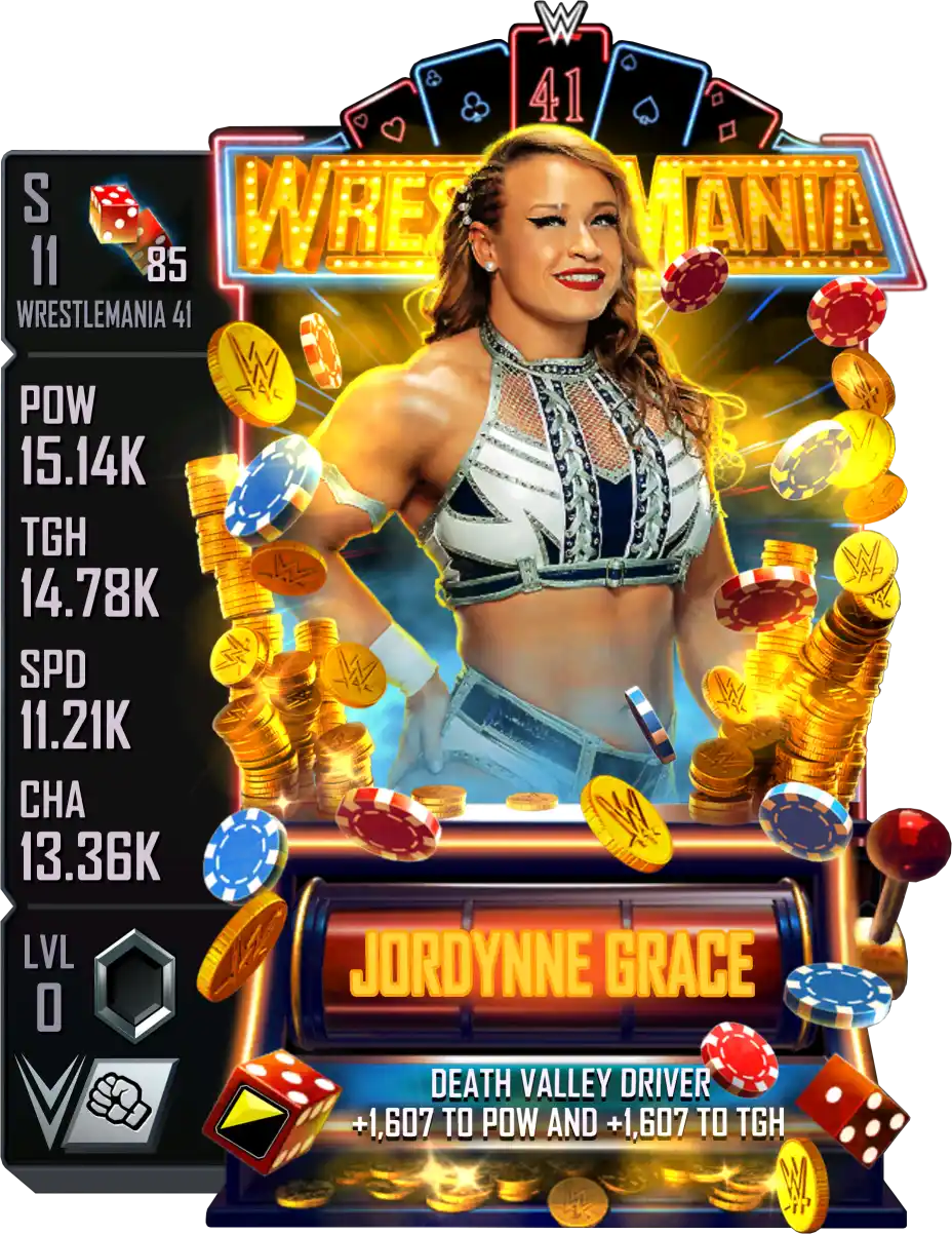 Wrestlemania 41, Jordynne Grace, Standard Card from WWE Supercard