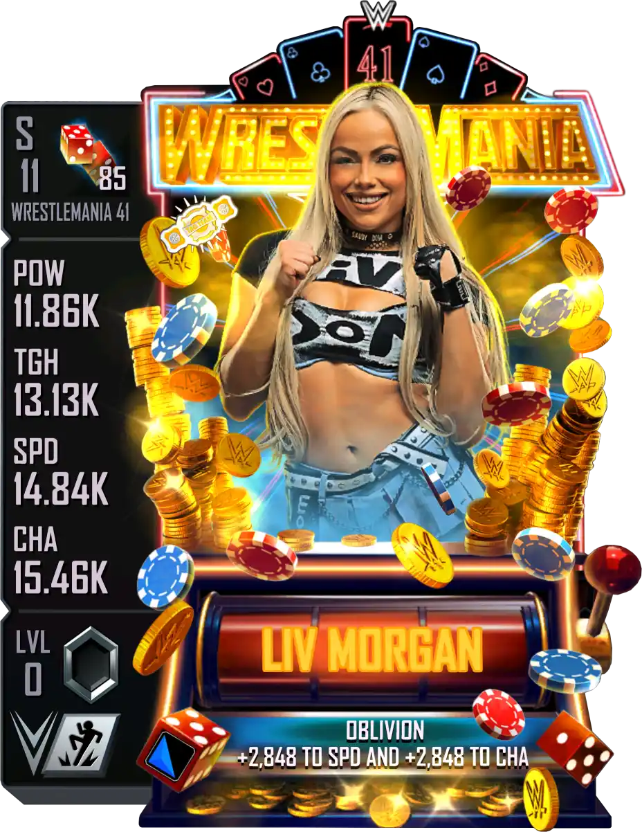 Wrestlemania 41, Liv Morgan, Standard Card from WWE Supercard