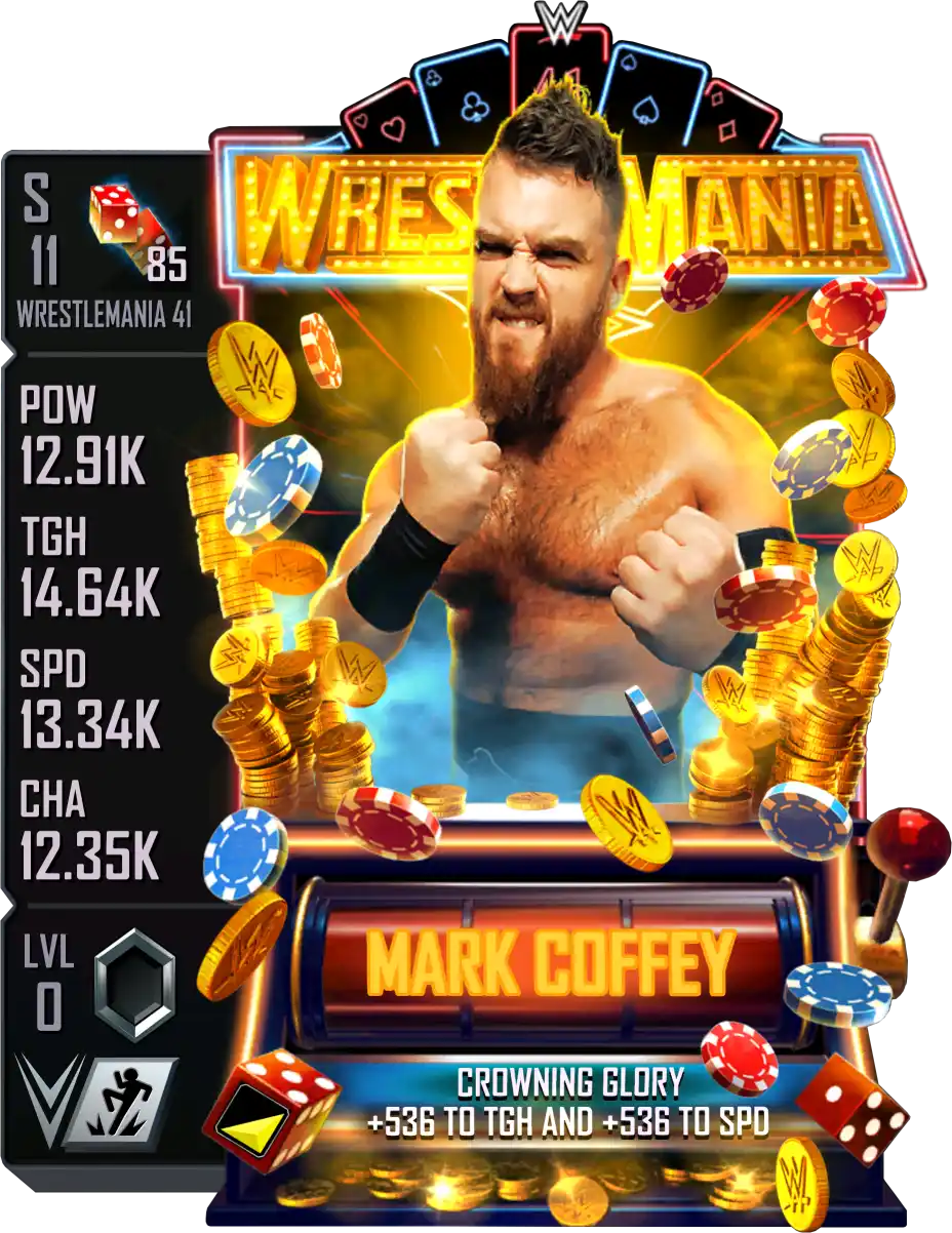 Wrestlemania 41, Mark Coffey, Standard Card from WWE Supercard