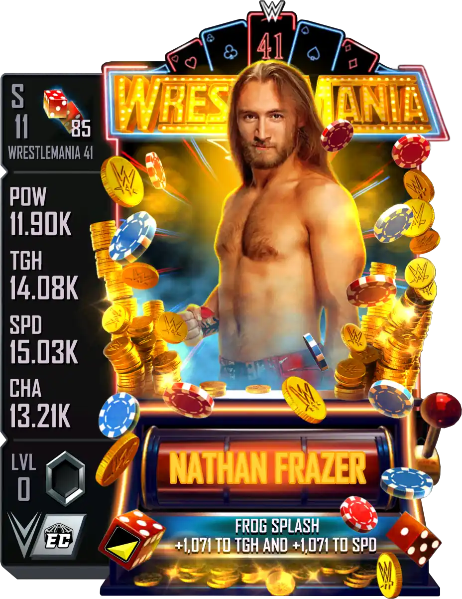 Wrestlemania 41, Nathan Frazer, Standard Card from WWE Supercard