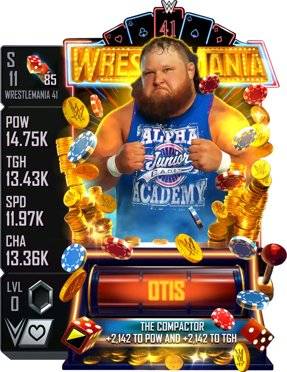 Wrestlemania 41, Otis, Standard Card from WWE Supercard