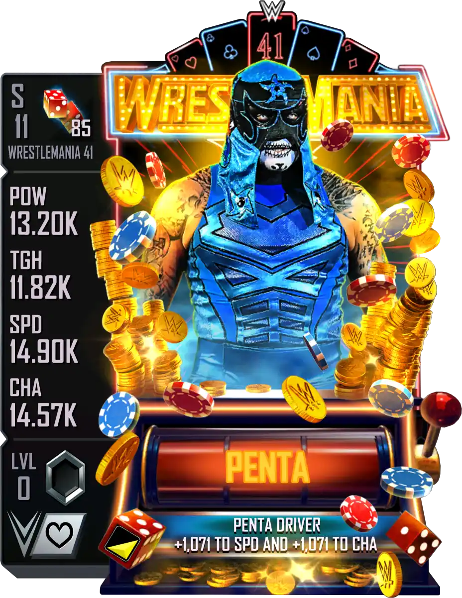 Wrestlemania 41, Penta, Standard Card from WWE Supercard