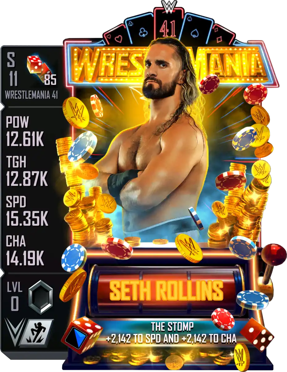 Wrestlemania 41, Seth Rollins, Standard Card from WWE Supercard