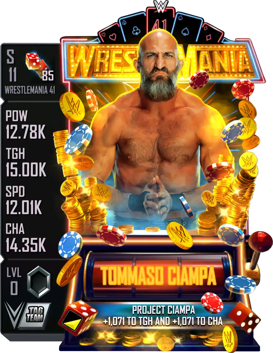 Wrestlemania 41, Tommaso Ciampa, Standard Card from WWE Supercard